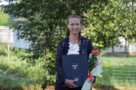 Praznik Mirna 2022 - Breda Kranjc, Zimzelen, zahvala, foto Alenka Strazisar Lamovsek (9)